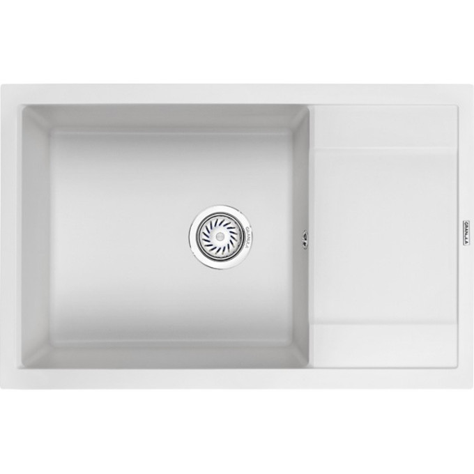 Кухонная мойка GRANULA GR-7805 арктик (белый) 7805 APKTIK