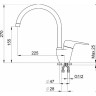 Смеситель GRANULA GR-1024 шварц (черный металлик) 1024 SHBAPC