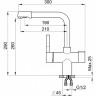 Смеситель GRANULA GR-2088 арктик (белый) 2088 APKTIK